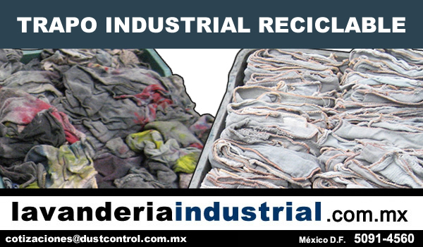 Trapo industrial reciclable